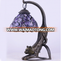 Lucky Cat Lamp with Agate Crystal Bedside Lamps Tiffany Style Crystal Lamps Lamp For House Decoration