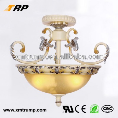 Gold glass decorative european style indoor light design