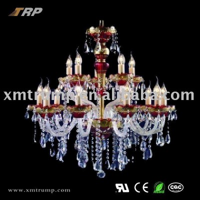 fashion italian design european style big crystal candle chandelier