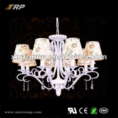 European crystal hanging chandelier light 60W*8