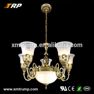 Hanging european aluminum and iron design commercial chandelier light