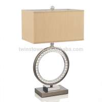 hotel crystal table lamp